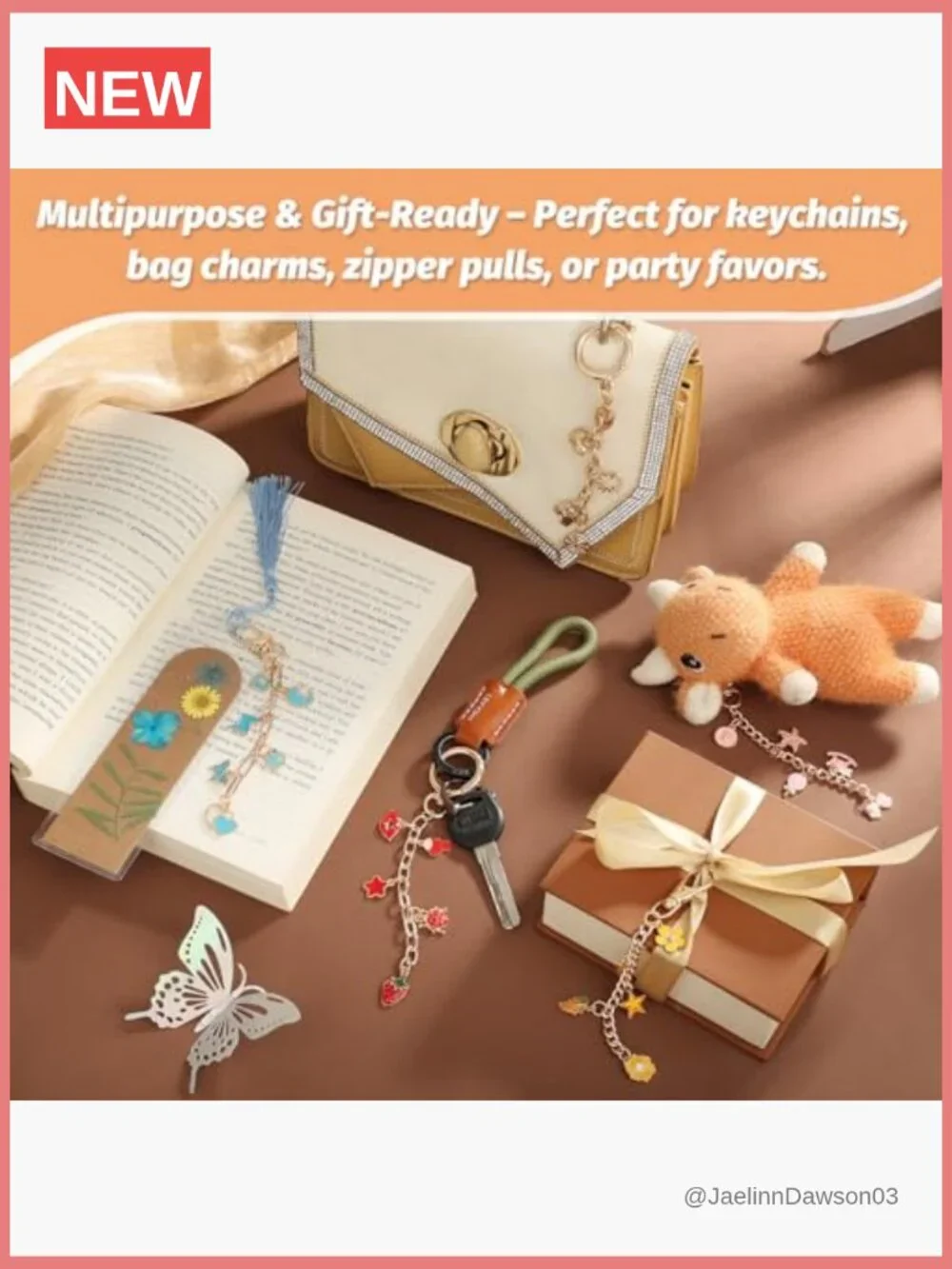 500 Pc Jewelry Making Kit for Custom Keychains DIY Charms Supplies